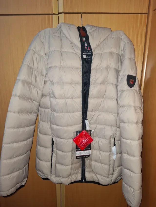 Abrigo Geographical Norway Talla XL Beige