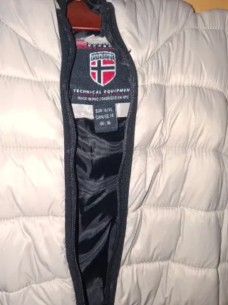 Abrigo Geographical Norway Talla XL Beige