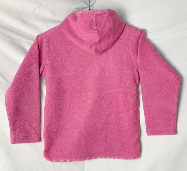 Sudadera rosa con flores