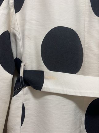 Americana Zara lunares beige y negro Talla L