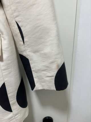 Americana Zara lunares beige y negro Talla L