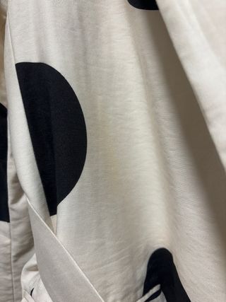 Americana Zara lunares beige y negro Talla L