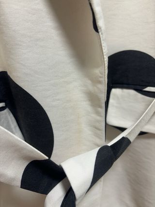 Americana Zara lunares beige y negro Talla L