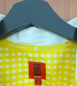 Blusa cuadros vichy amarilla Pedro del Hierro