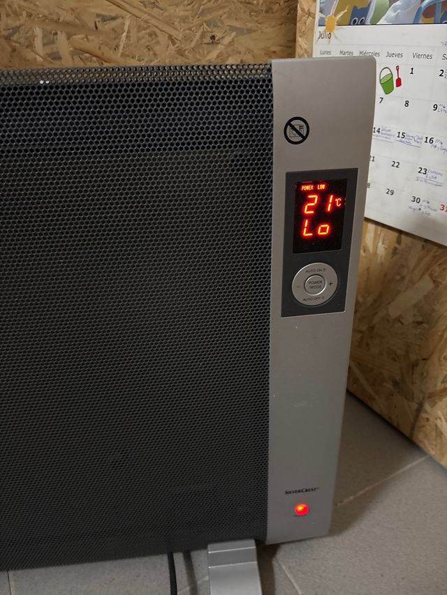 Estufa Silvercrest interior