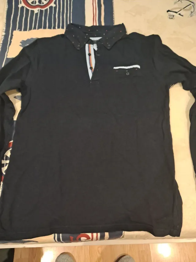 Polo Mayoral Talla 16 Negro