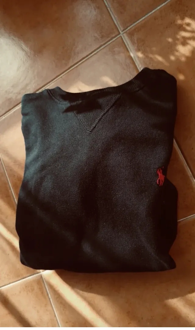 Sudadera Ralph Lauren Negra Talla M