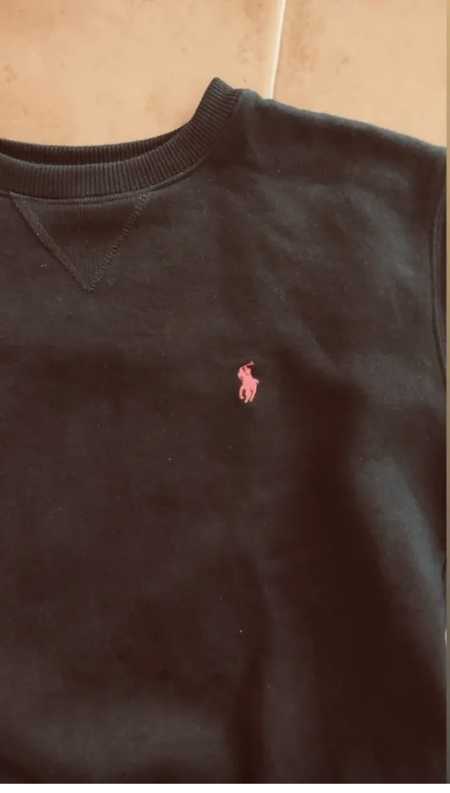 Sudadera Ralph Lauren Negra Talla M