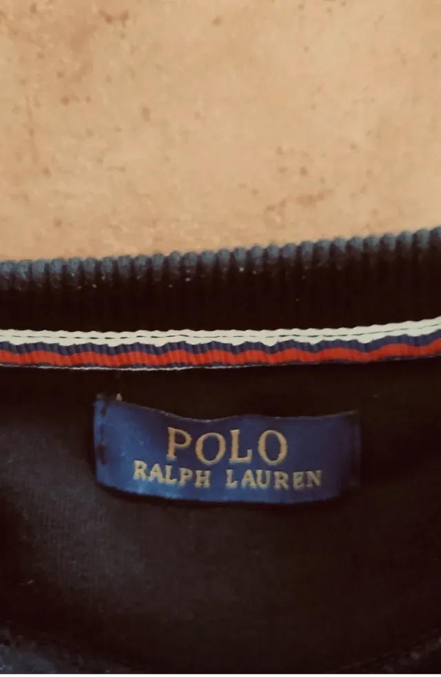 Sudadera Ralph Lauren Negra Talla M