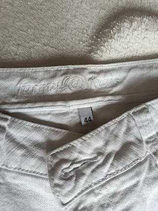 Pantalón vaquero blanco