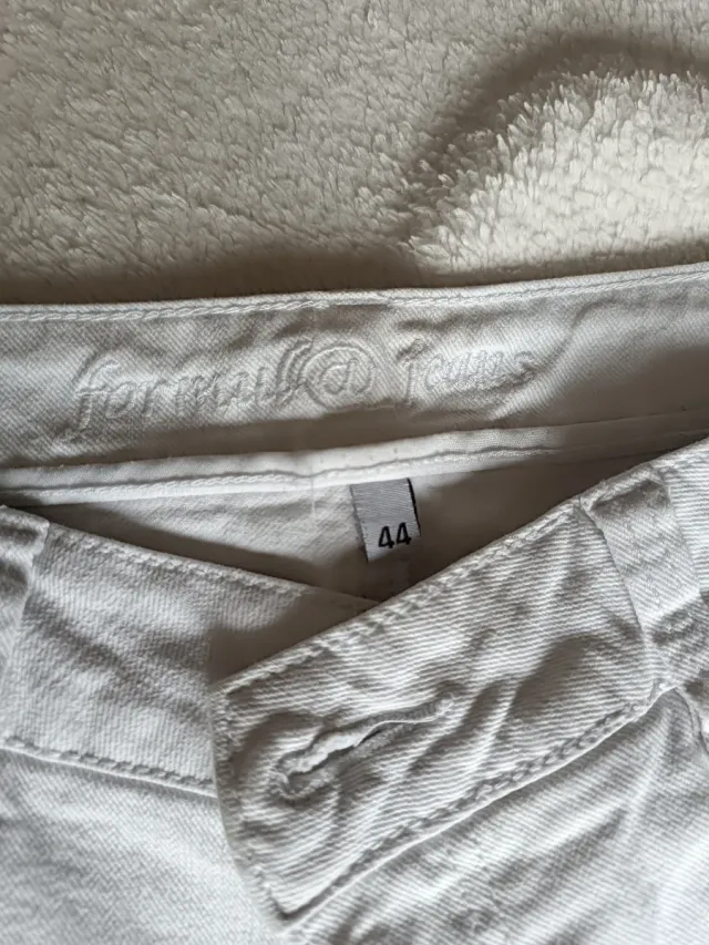 Pantalón vaquero blanco