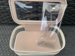 Neceser maquillaje con compartimento joyas