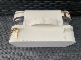 Neceser maquillaje con compartimento joyas