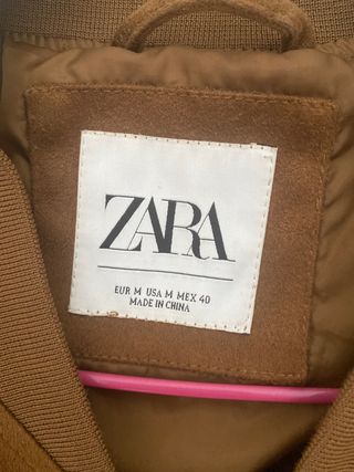 Chaqueta Zara Hombre Camel Talla M