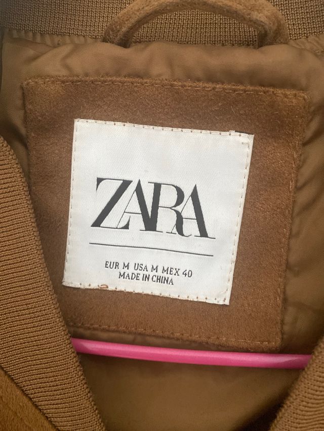 Chaqueta Zara Hombre Camel Talla M