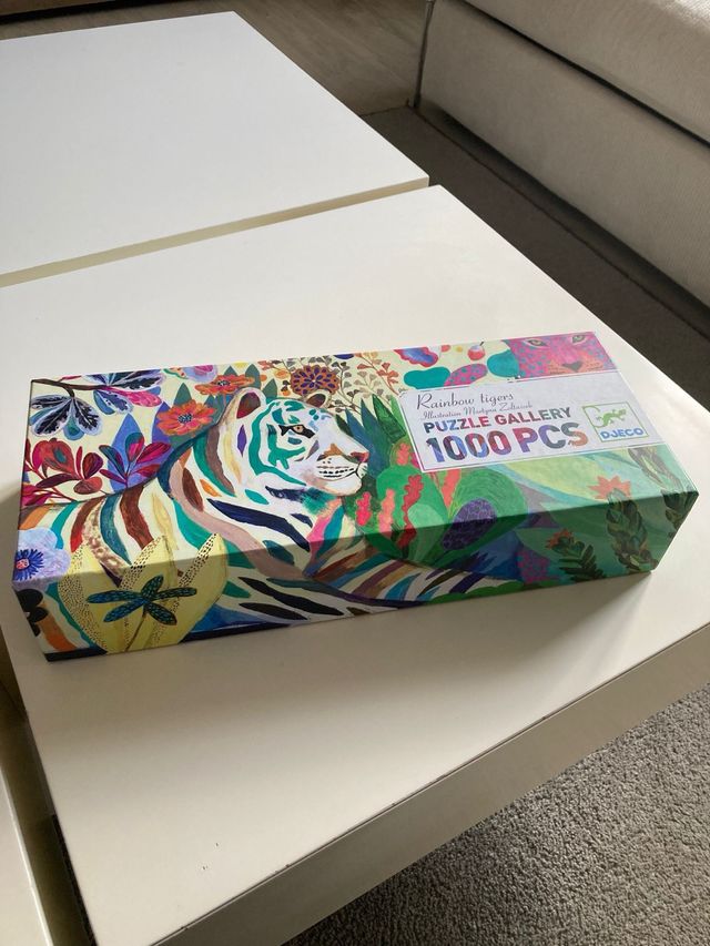 Puzzle 1000 Piezas Rainbow Tigers