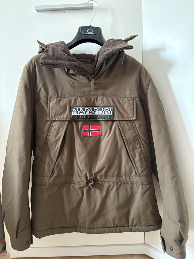 Abrigo Napapijri Marrón/Verde Oliva