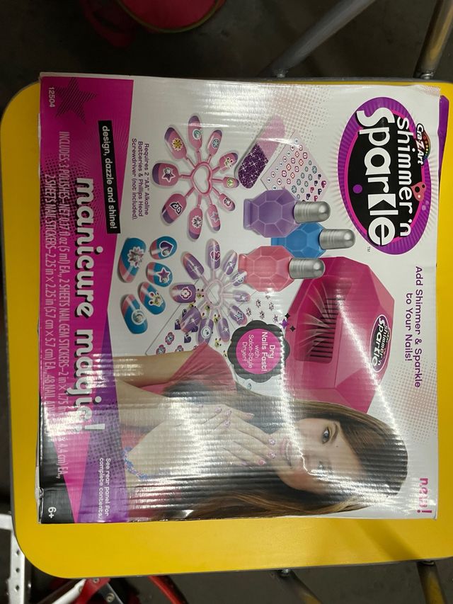 Kit Manicura Shimmer 'n Sparkle Cra-Z-Art y otros