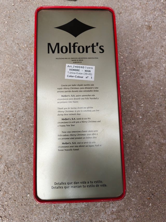 Caja Metálica Navidad Santa Claus