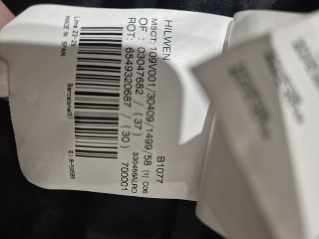 Abrigo Burberry Negro