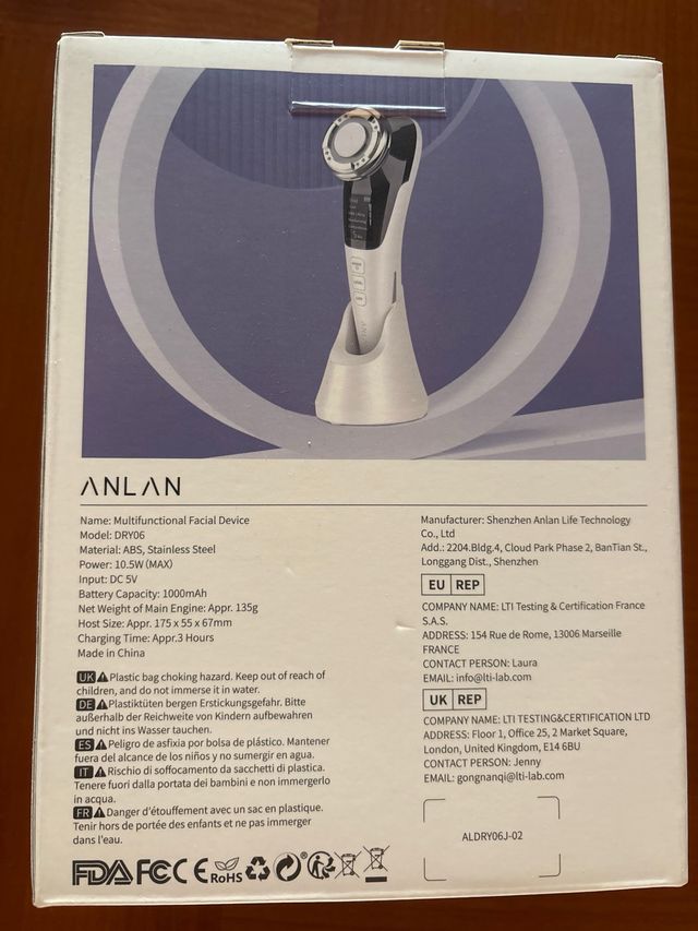 ANLAN Dispositivo Facial Multifuncional