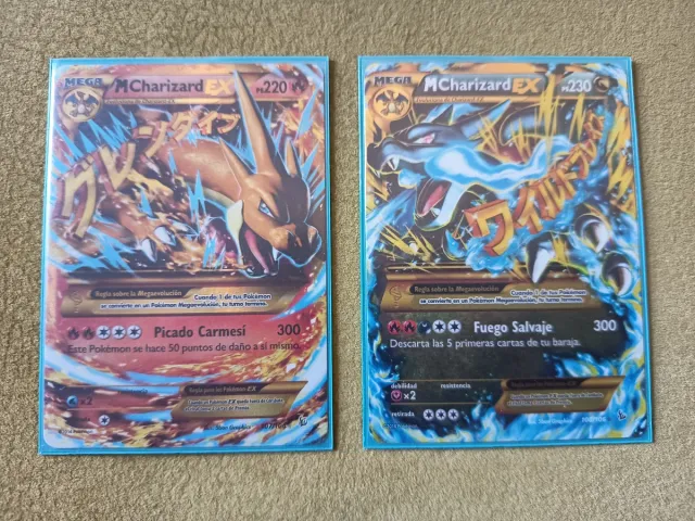 Cartas Mega Charizard EX Destellos de Fuego