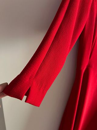 Vestido MIDI Zara Rojo.