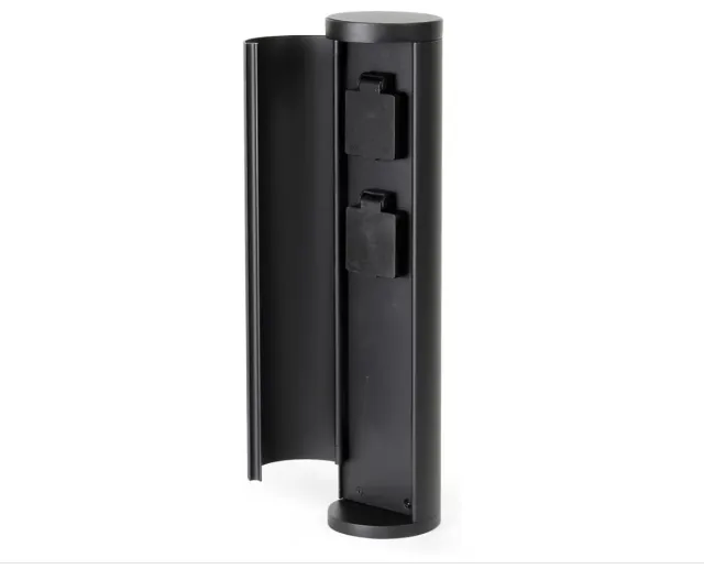 Columna exterior jardín 2 tomas NUEVA