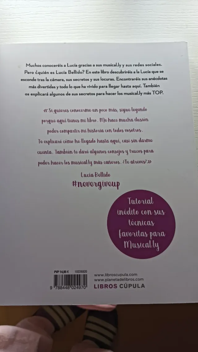 Never give up: Secretos de una muser