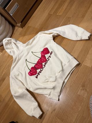 Sudadera Nude Project Beige Cerezas