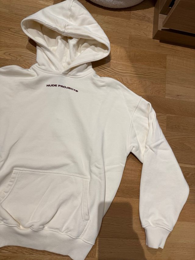 Sudadera Nude Project Beige Cerezas