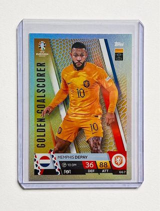 Memphis Depay Golden Goalscorer Topps Euro 2024