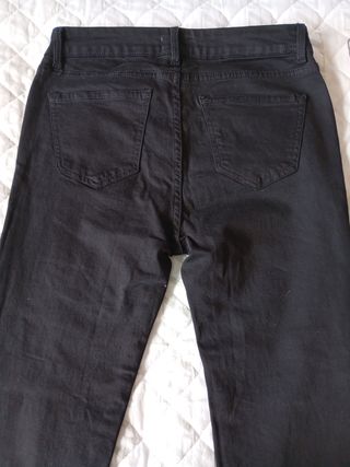 Pantalón tejano mujer negro