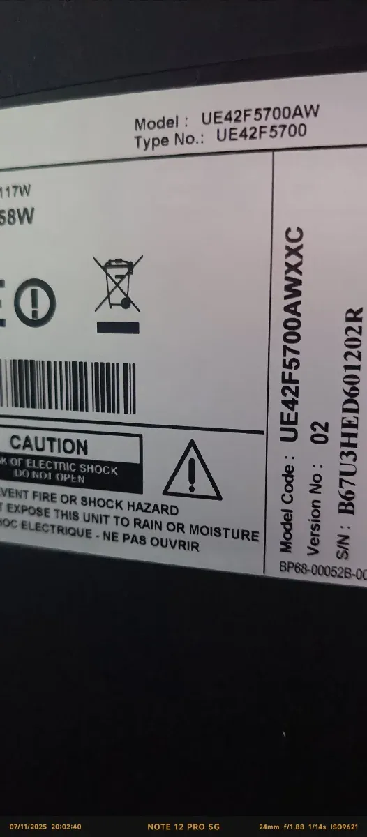 Smart TV Samsung Negra