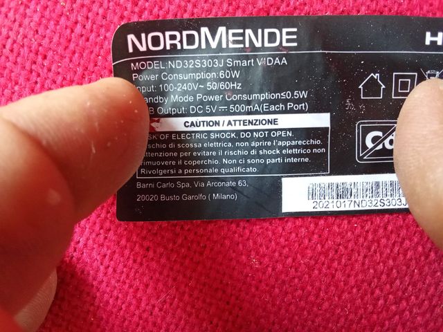 Piedini TV Sande ND32S303J SMART VIDAA