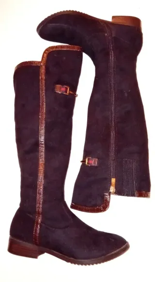 Botas altas negras talla 36