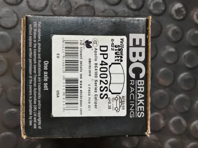 Pastillas Freno EBC DP4002SS Apollo 4uds