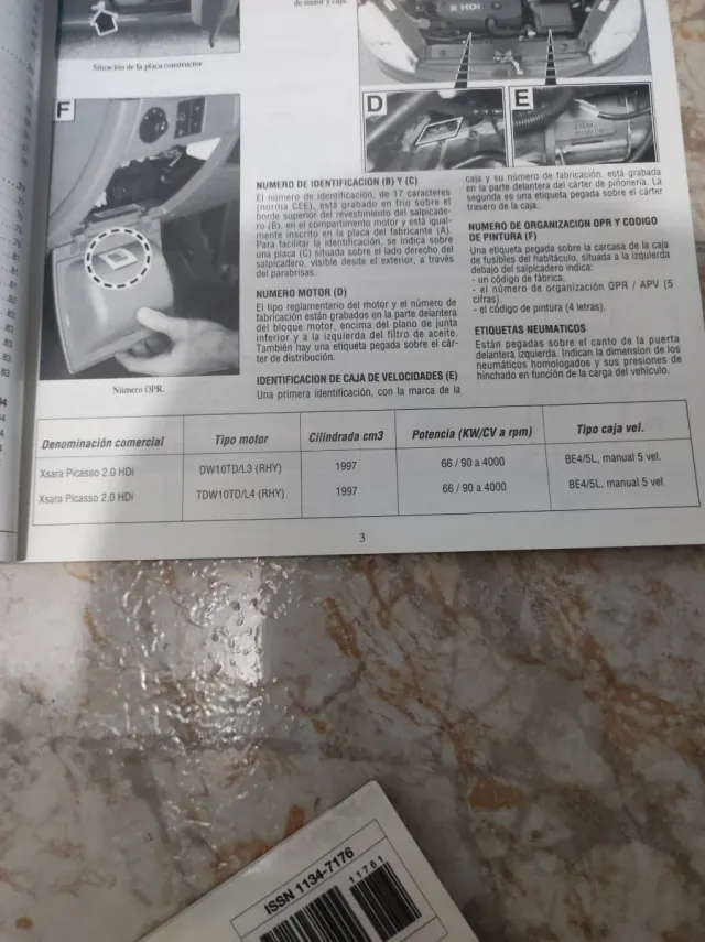 Revista técnica Citroën Xsara Picasso