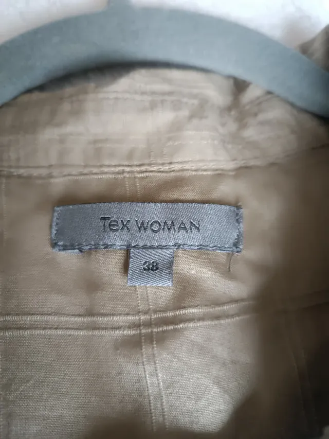 Vestido tipo camisa marrón