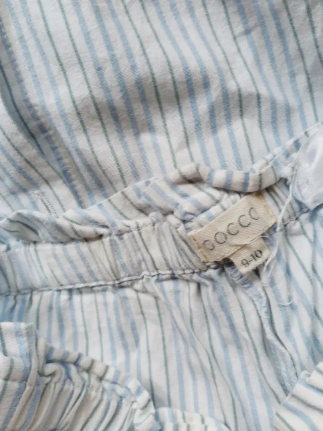 Pijama Gocco Rayas Azul y Blanco