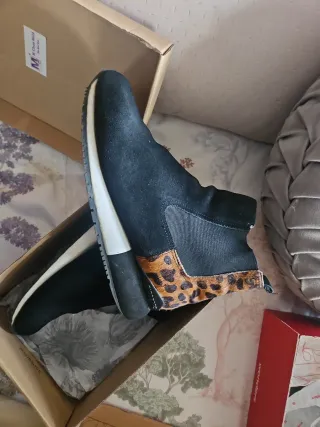 Botines Gioseppo Negro/Multicolor