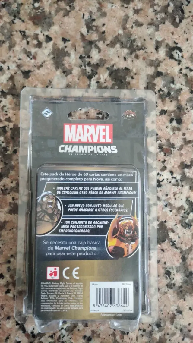 Marvel Champions Mazo Héroe Nova