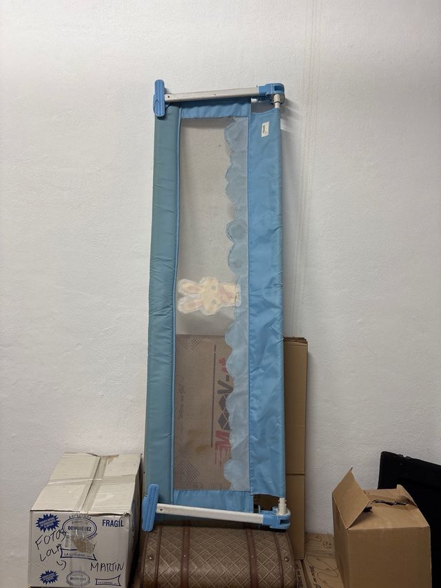 Barrera de Cama Infantil Azul