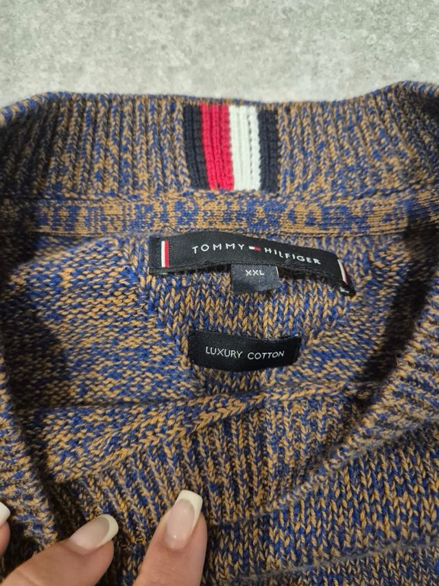 Sudadera Tommy Hilfiger azul/marrón