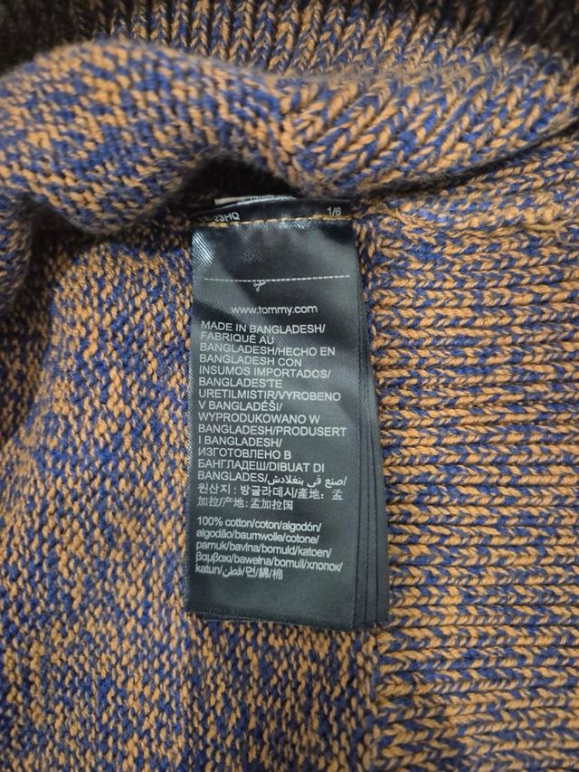 Sudadera Tommy Hilfiger azul/marrón