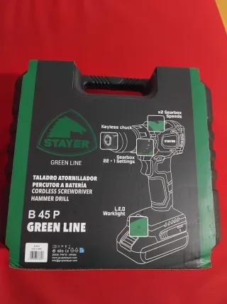Taladro Atornillador Stayer + Accesorios