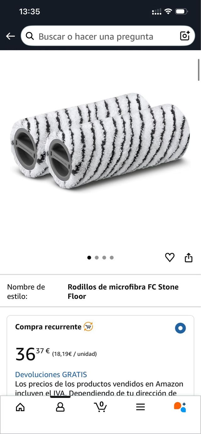 8 Rodillos Karcher FC Stone Floor FC3,5,7