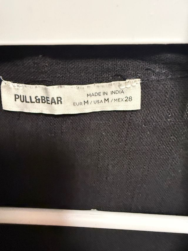 Camisa Pull&Bear Negra Talla M