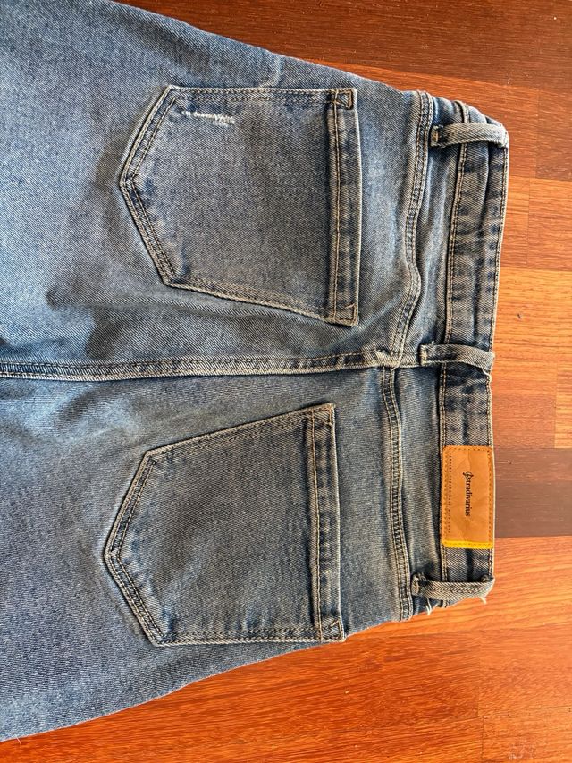 Tejano Mom Azul Desgastado