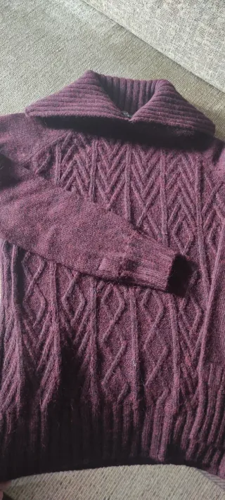 Jersey Verino granate cuello Smog T.M